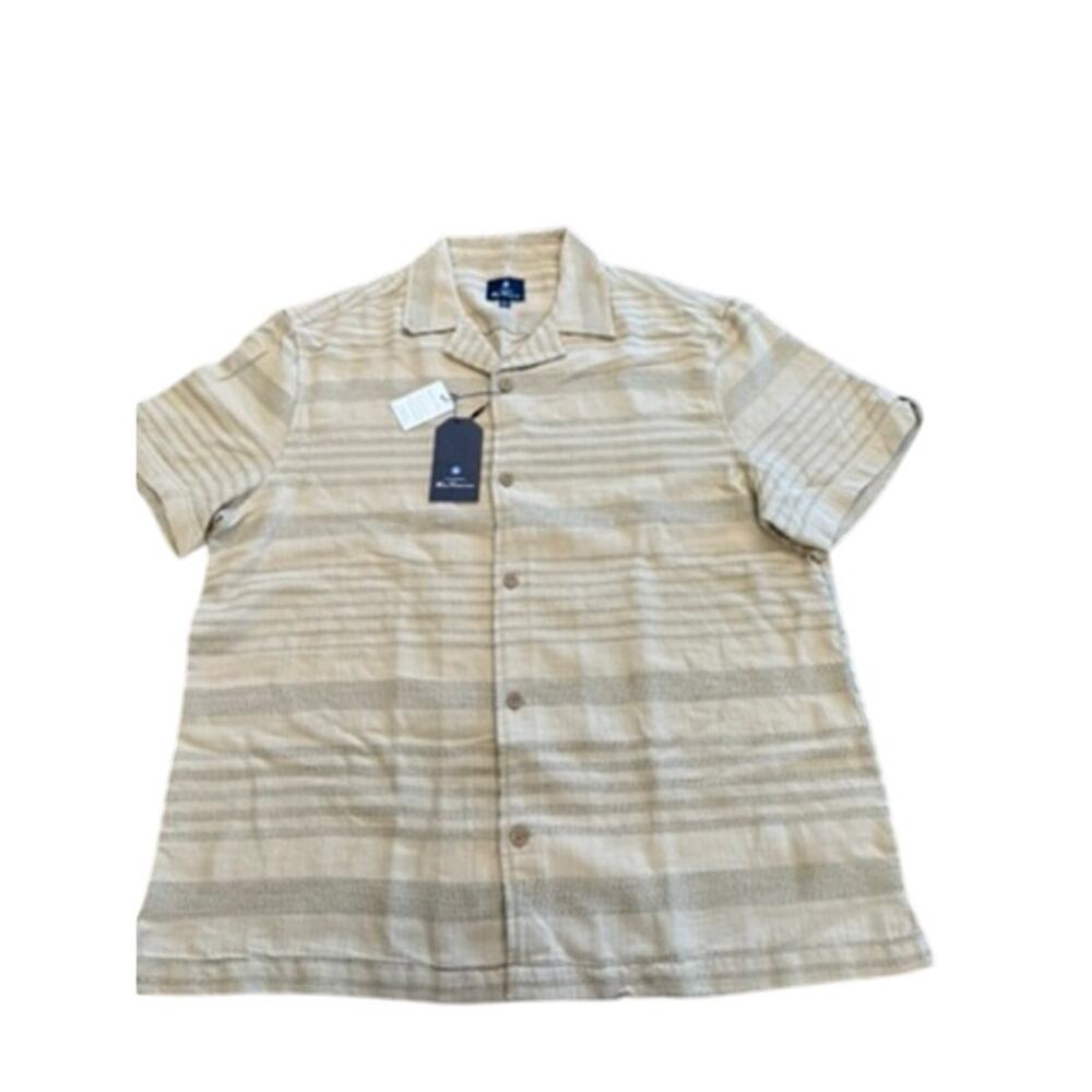 NWT!! "BEN SHERMAN" Men's Button Up SZ L MS-99.00 Safari Preppy Quiet Luxury